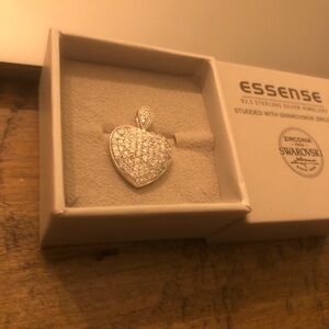 Swarovski Silver Heart Necklace